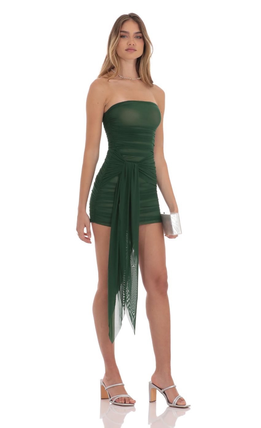 Picture Mesh Tie Tassel Bodycon Dress in Green. Source: https://media-img.lucyinthesky.com/data/Oct24/850xAUTO/2b204e69-5be9-4344-9702-fec6806c5c16.jpg