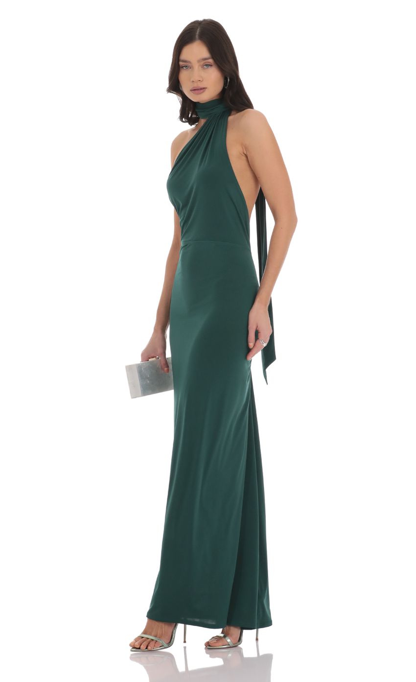 Picture Wrap Scarf Strap Maxi Dress in Green. Source: https://media-img.lucyinthesky.com/data/Oct24/850xAUTO/49c4d54a-ec22-4949-82c3-8e6591621c9b.jpg