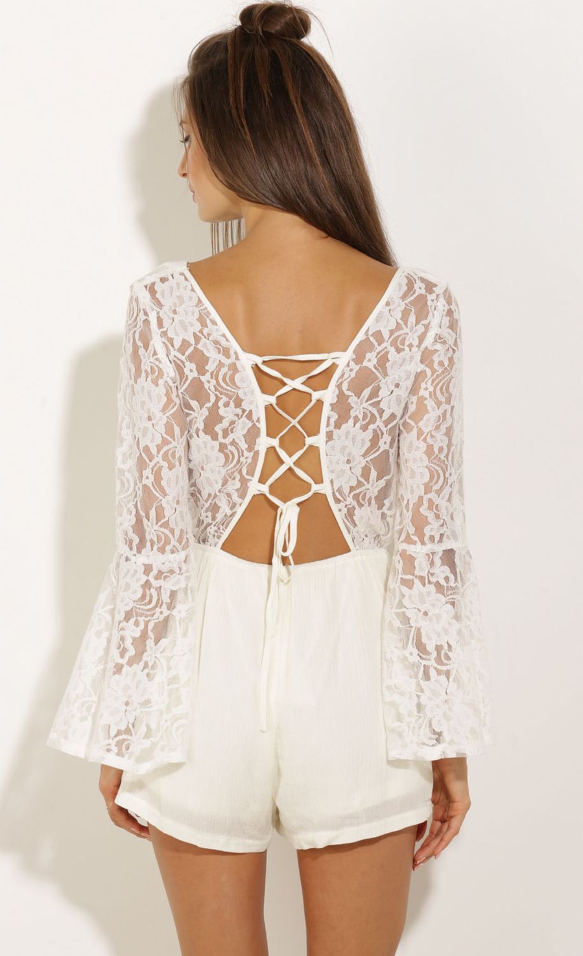 Picture Lace Corset Back Playsuit in Ivory. Source: https://media-img.lucyinthesky.com/data/Sep15_2/850xAUTO/0Y5A7008.JPG