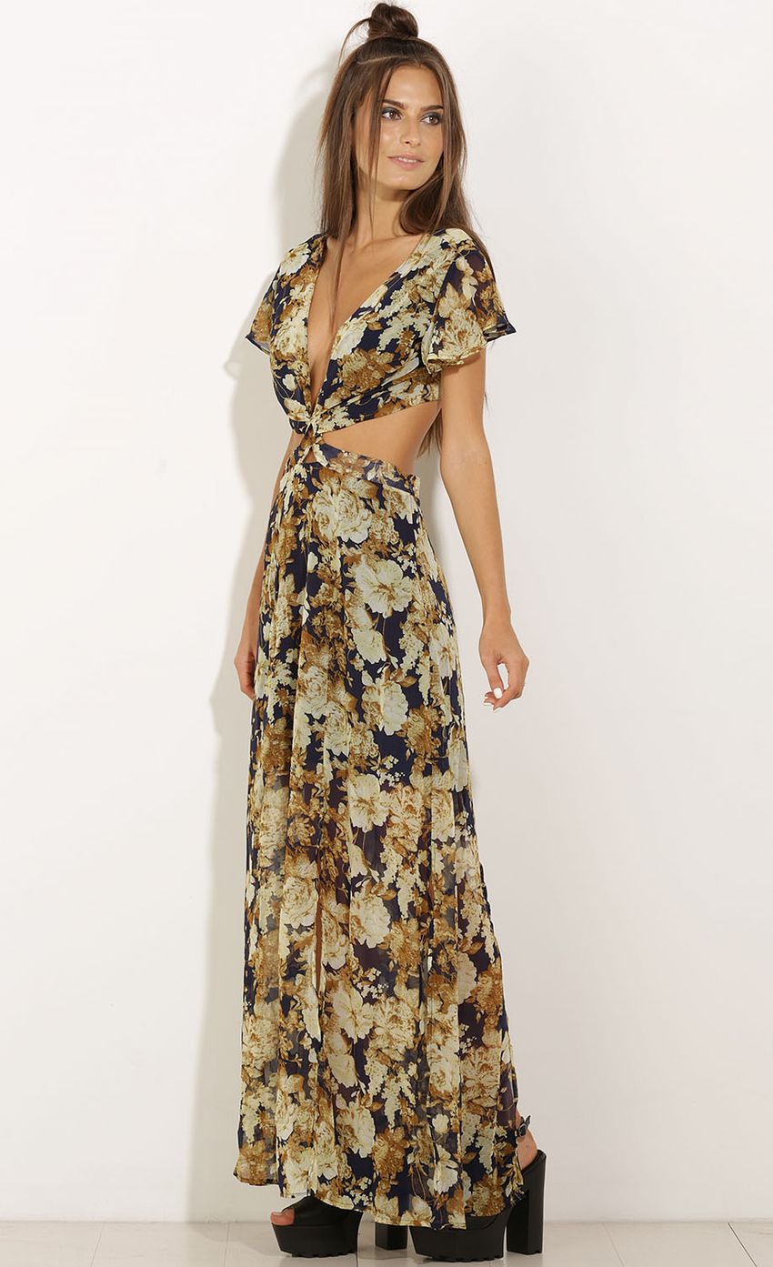 Picture Floral Empire Cut-Out Maxi Dress. Source: https://media-img.lucyinthesky.com/data/Sep15_2/850xAUTO/0Y5A9022.JPG