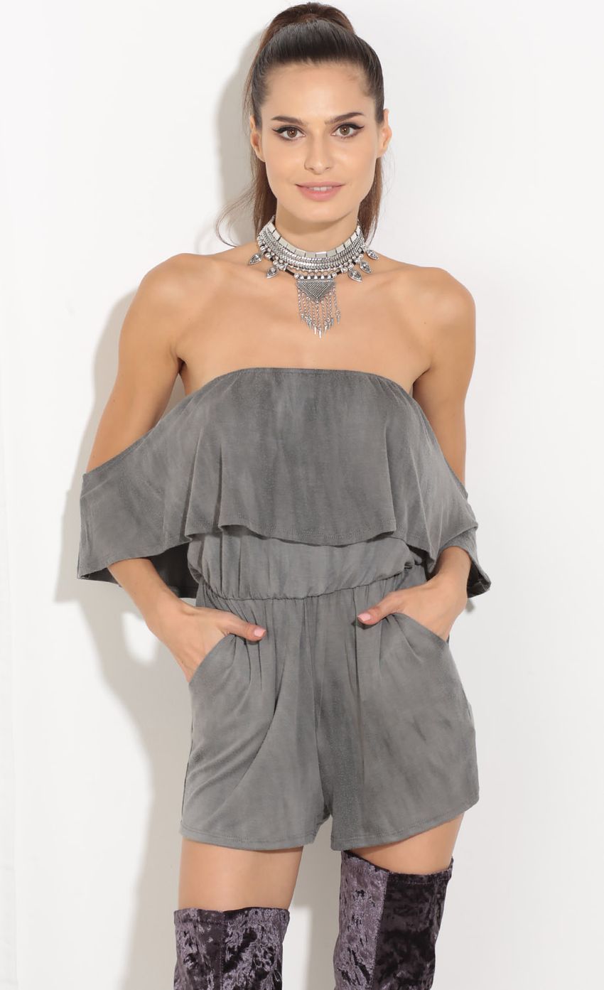 Picture Layered Tie-Dye Romper In Grey. Source: https://media-img.lucyinthesky.com/data/Sep16_1/850xAUTO/0Y5A6395.JPG