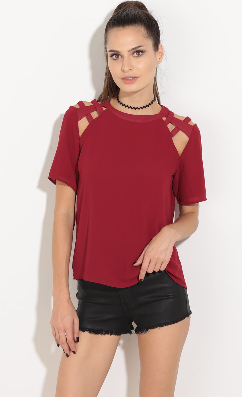 Picture Strappy Shoulder Top In Brick Red. Source: https://media-img.lucyinthesky.com/data/Sep16_2/850xAUTO/0Y5A0973.JPG
