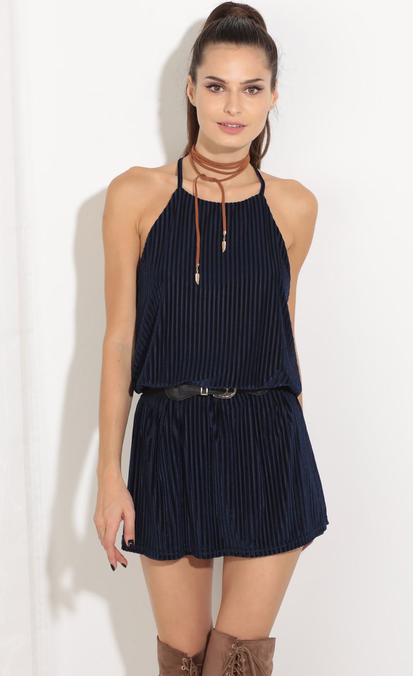 Picture Strappy Velvet Shift Dress In Navy Blue. Source: https://media-img.lucyinthesky.com/data/Sep16_2/850xAUTO/0Y5A9253.JPG