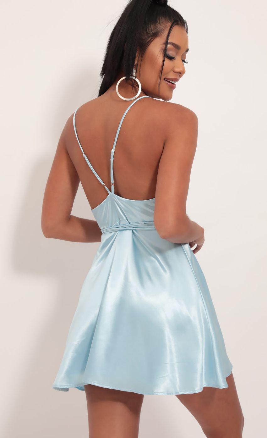 Picture Satin A-Line Dress in Light Blue. Source: https://media-img.lucyinthesky.com/data/Sep19_2/850xAUTO/781A3713.JPG
