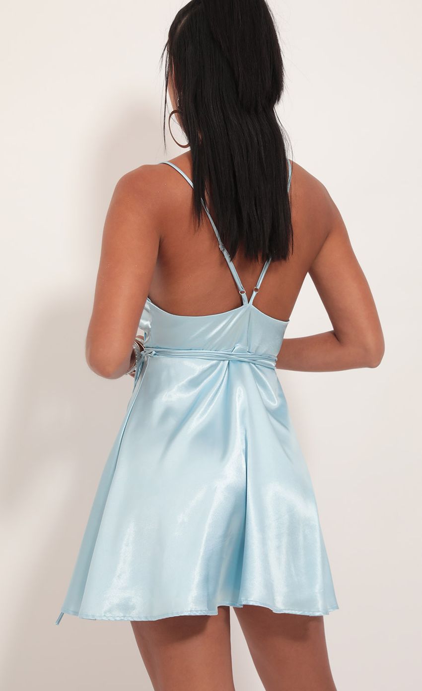 Picture Satin A-Line Dress in Light Blue. Source: https://media-img.lucyinthesky.com/data/Sep19_2/850xAUTO/781A3718.JPG