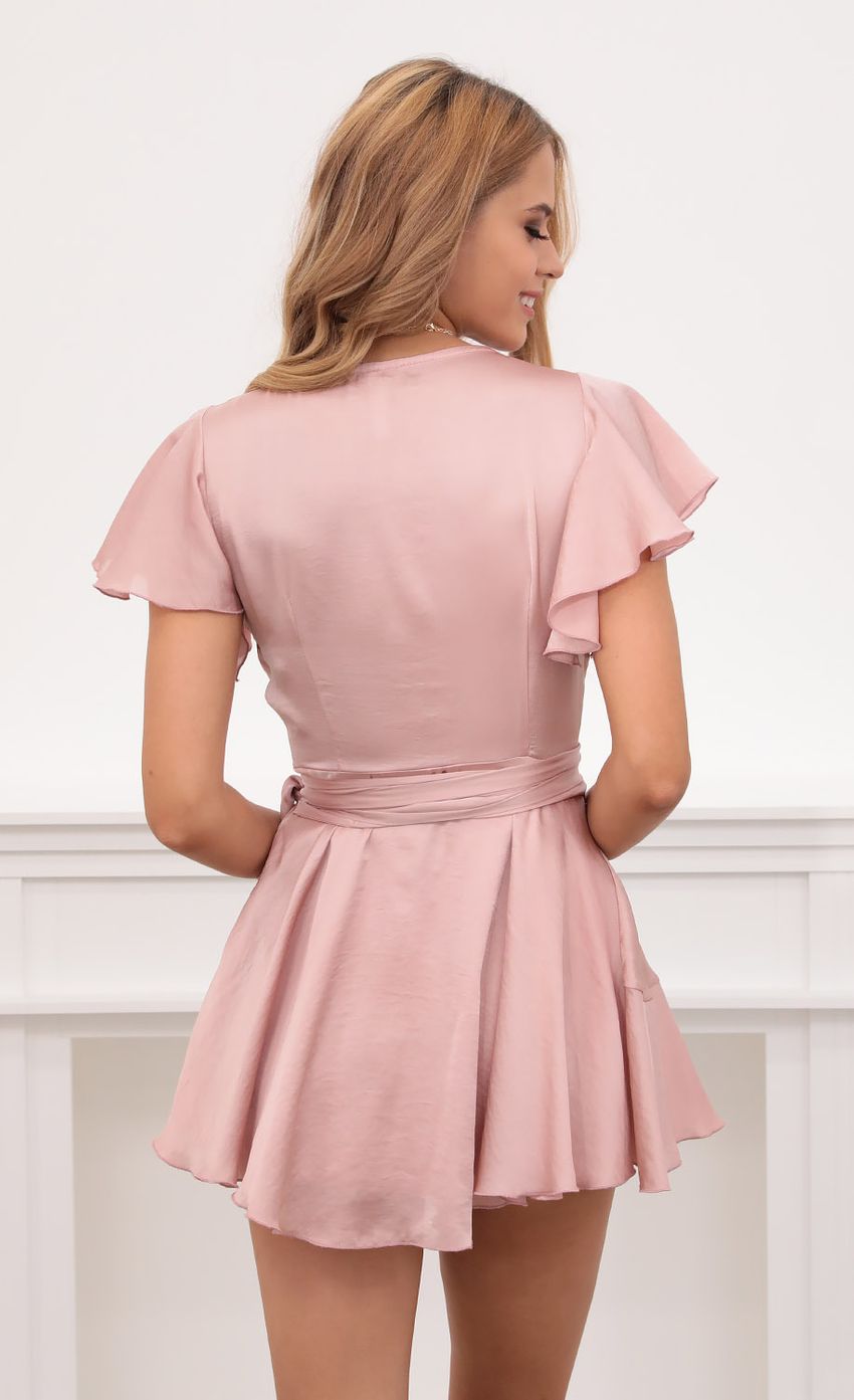 Picture Satin Wrap Dress in Blush. Source: https://media-img.lucyinthesky.com/data/Sep20_1/850xAUTO/781A6370.JPG