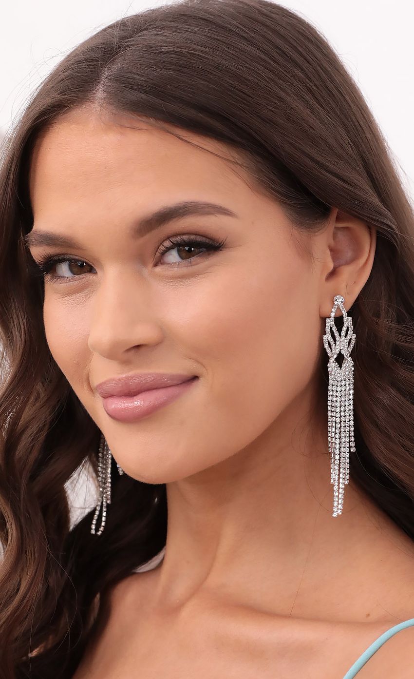 Picture Bring The Glam Earrings in Silver. Source: https://media-img.lucyinthesky.com/data/Sep21_2/850xAUTO/1V9A0316.JPG