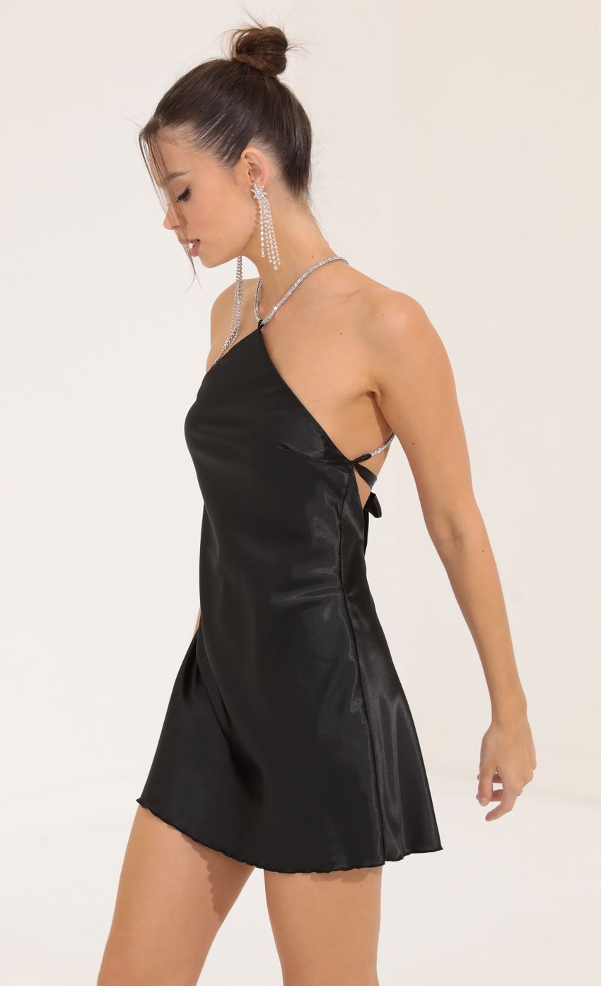 Picture Rhinestone Halter Slip Dress in Black. Source: https://media-img.lucyinthesky.com/data/Sep22/850xAUTO/7a5fa2ed-0036-4774-9373-04d3e568d67f.jpg