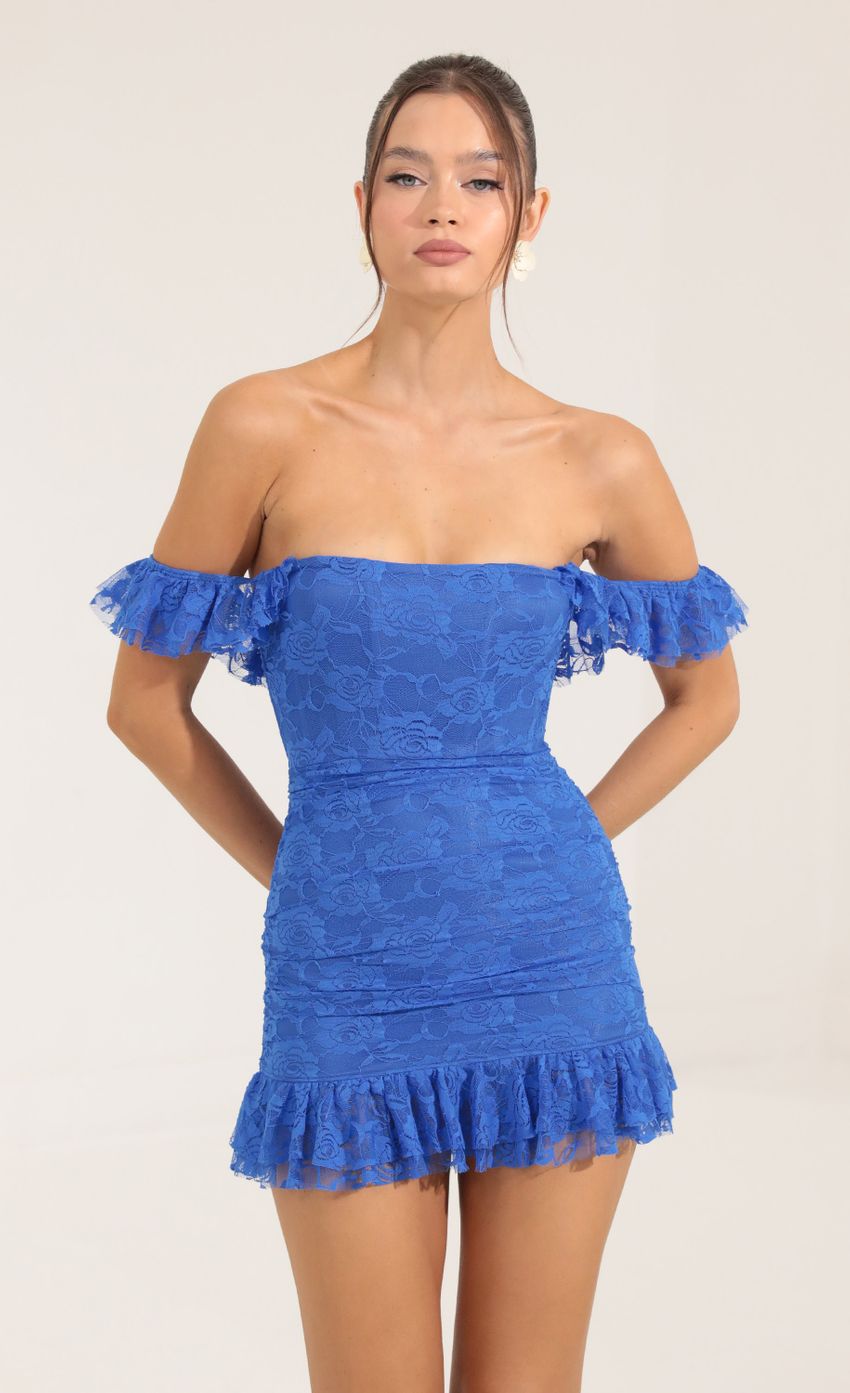 Picture Floral Lace Corset Bodycon Dress in Blue. Source: https://media-img.lucyinthesky.com/data/Sep22/850xAUTO/991b74c6-e382-4ca0-ba2f-1ba744ded0bb.jpg