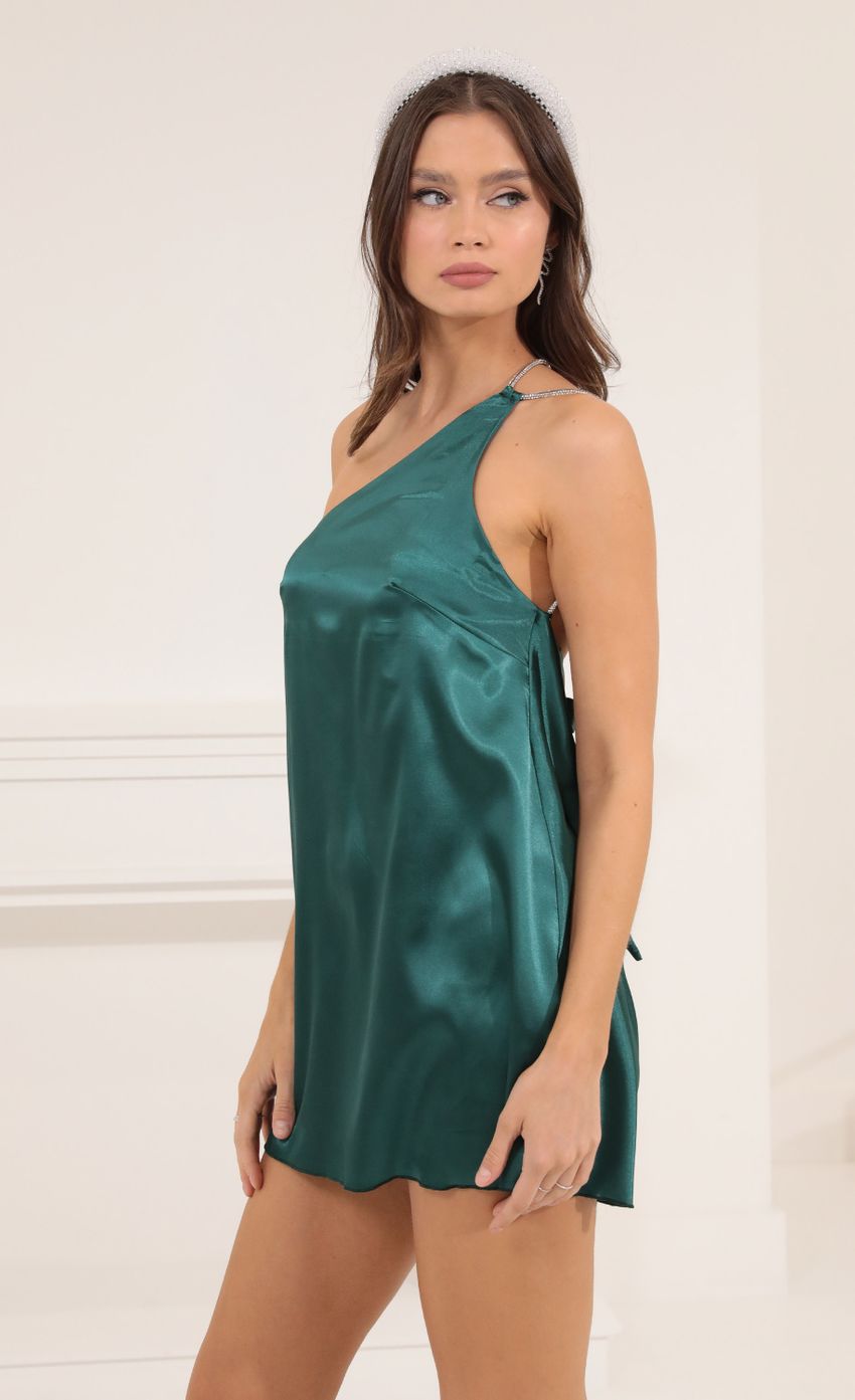 Picture One Shoulder Dress in Green. Source: https://media-img.lucyinthesky.com/data/Sep22/850xAUTO/ece0e39a-009e-45f3-9999-296217546e06.jpg