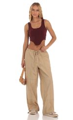 Picture Lightweight Pants in Brown. Source: https://media-img.lucyinthesky.com/data/Sep23/150xAUTO/ae3f3c54-6ad7-47de-aa51-b316ad787a68.jpg