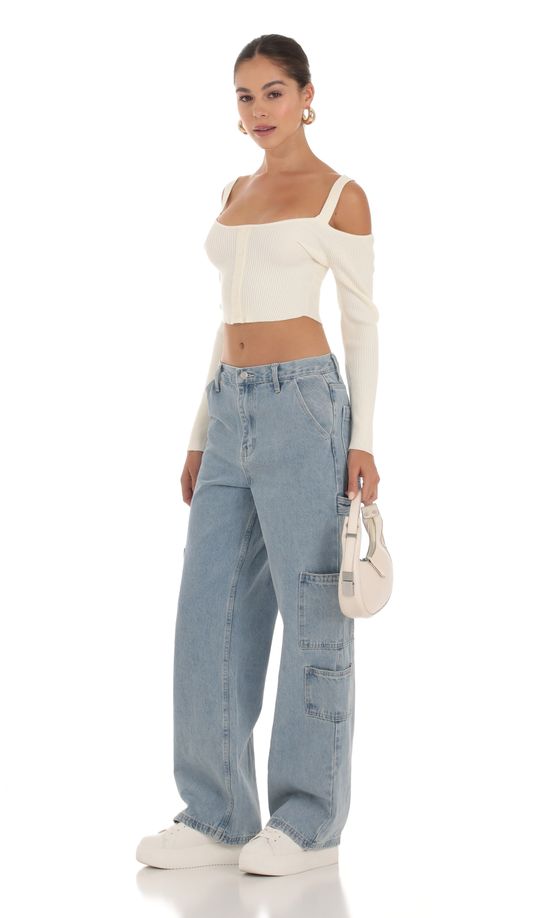 Cargo Denim Jeans