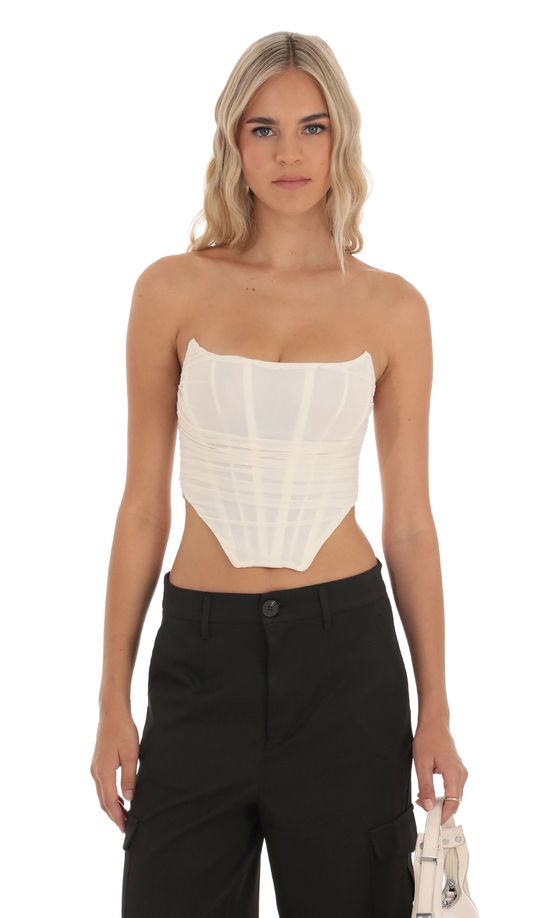 Corset Top in Cream