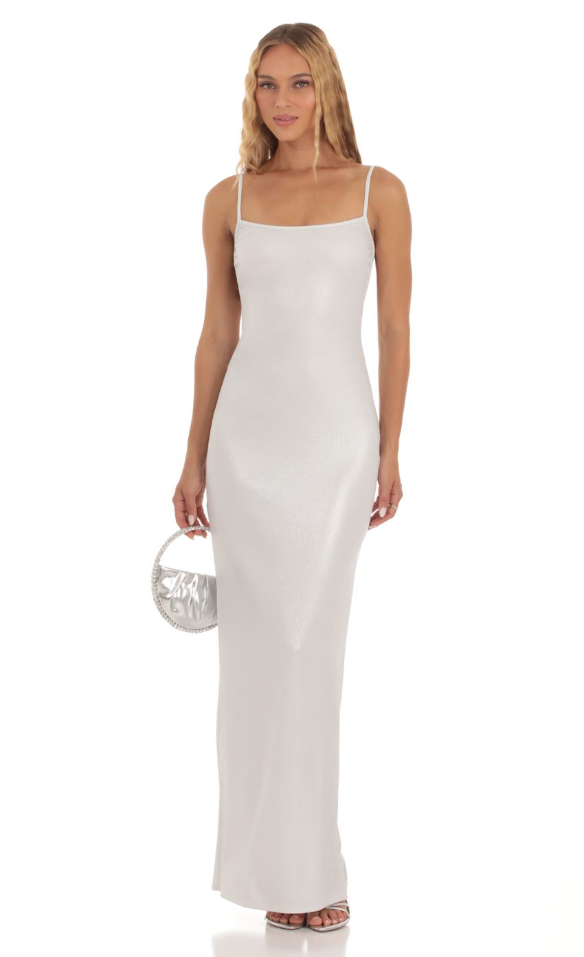 Picture Koami Shimmer Ribbed Dress in Off White. Source: https://media-img.lucyinthesky.com/data/Sep23/850xAUTO/4829b4d9-9f3f-42c5-84d6-cfd98ee42437.jpg