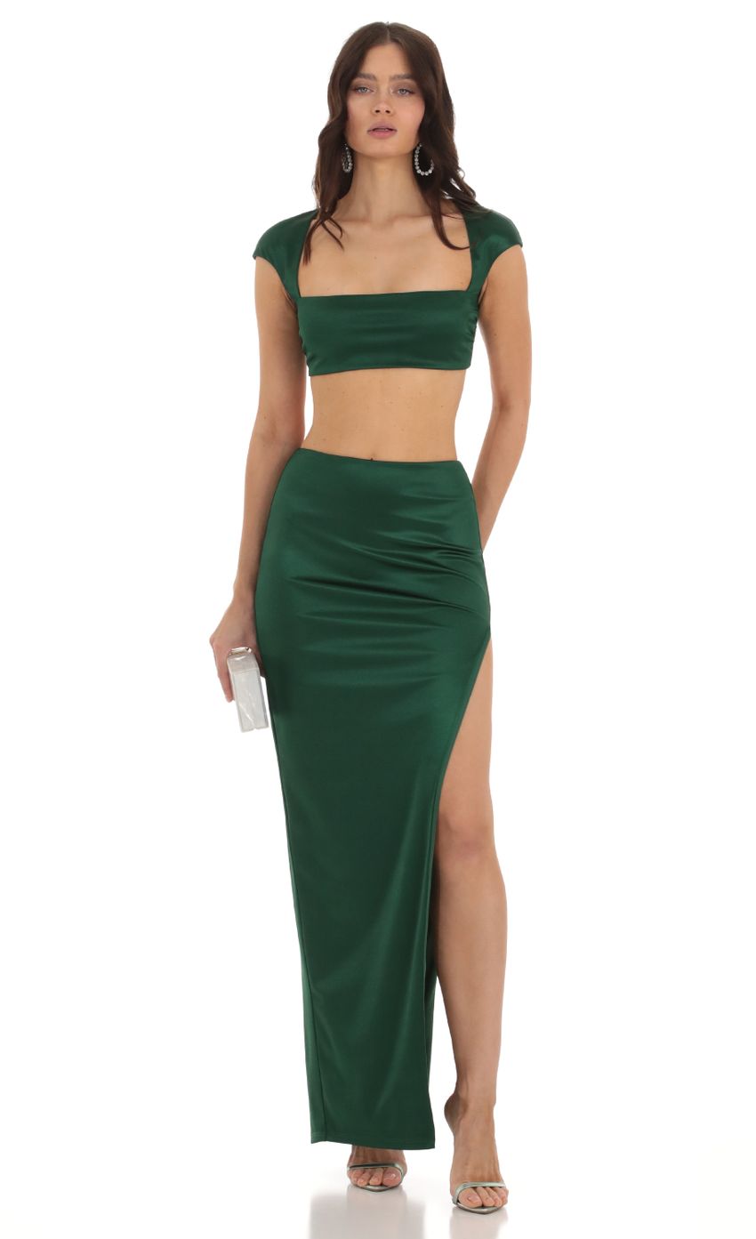 Picture Satin Two Piece Set in Green. Source: https://media-img.lucyinthesky.com/data/Sep23/850xAUTO/780d7fd8-a600-4fd7-89f7-b27932933590.jpg