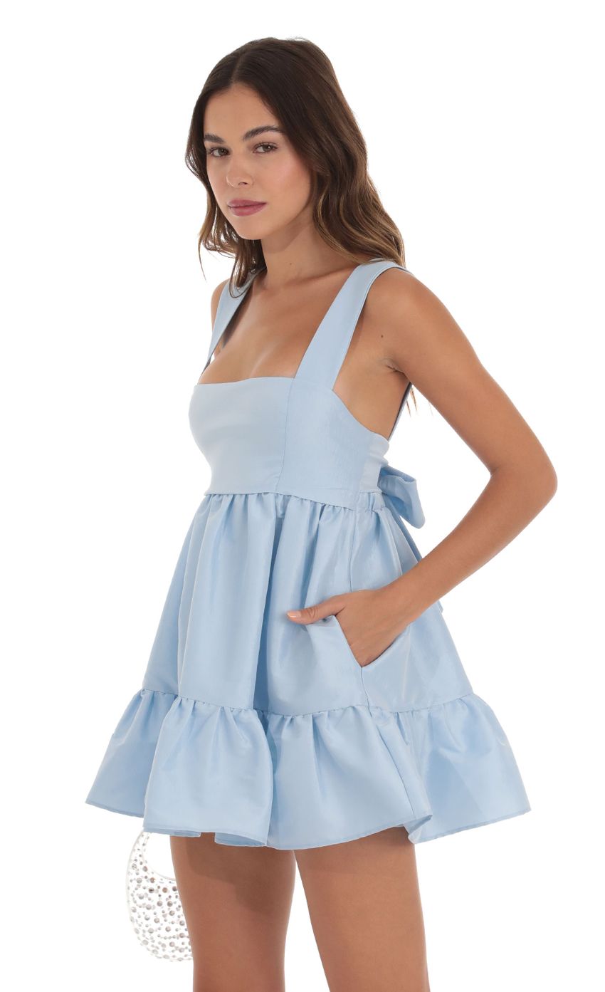 Picture Square Neckline Dress in Blue. Source: https://media-img.lucyinthesky.com/data/Sep23/850xAUTO/99513c03-8a43-4083-8c20-354153c4ced8.jpg