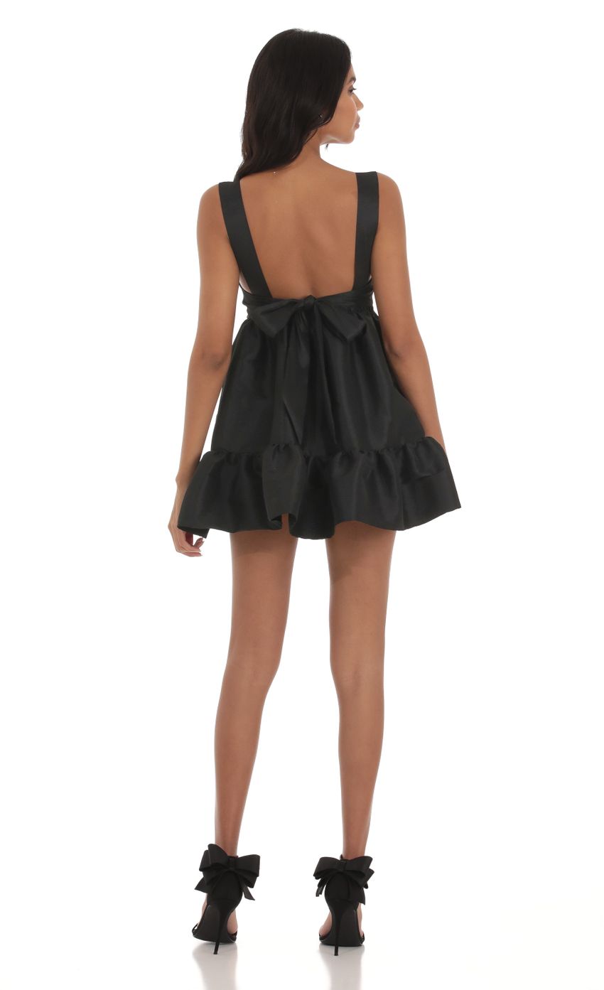 Product image for Aurora Square Neckline Dress in Black