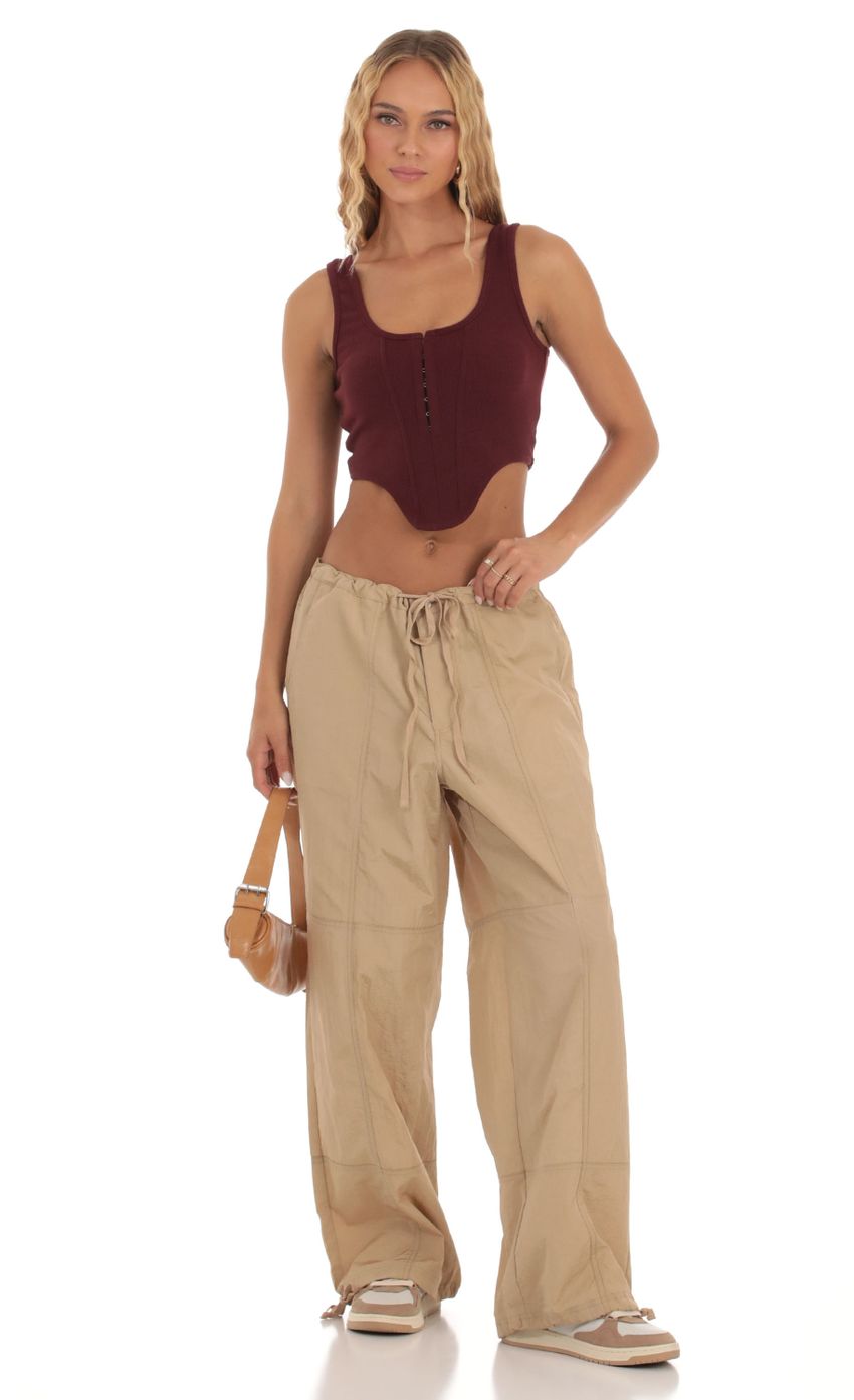 Picture Lightweight Pants in Brown. Source: https://media-img.lucyinthesky.com/data/Sep23/850xAUTO/ae3f3c54-6ad7-47de-aa51-b316ad787a68.jpg