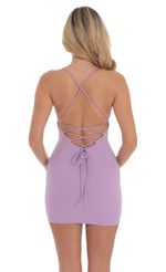 Picture Lace Back Bodycon Dress in Pink. Source: https://media-img.lucyinthesky.com/data/Sep24/150xAUTO/7d779331-17df-445b-baff-6cd498f6ed92.jpg