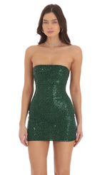 Picture Strapless Sequin Bodycon Dress in Chetah Print. Source: https://media-img.lucyinthesky.com/data/Sep24/150xAUTO/ae07ad53-bea0-4498-9c56-8f8310acf7a0.jpg