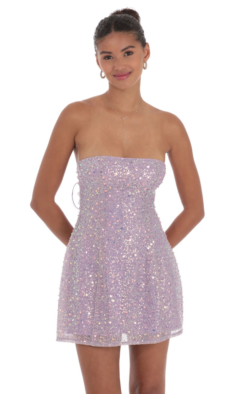 Glitter fit and flare dress shops