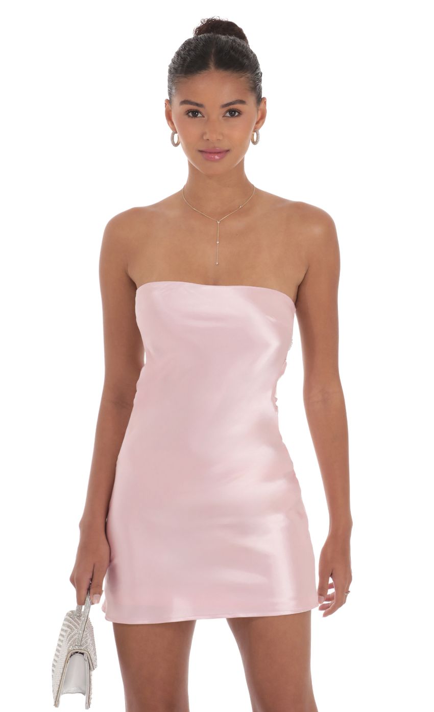 Picture Satin Pearl Open Back Dress in Pink. Source: https://media-img.lucyinthesky.com/data/Sep24/850xAUTO/2901a8a8-573b-4ef6-8a92-998d409f2d48.jpg