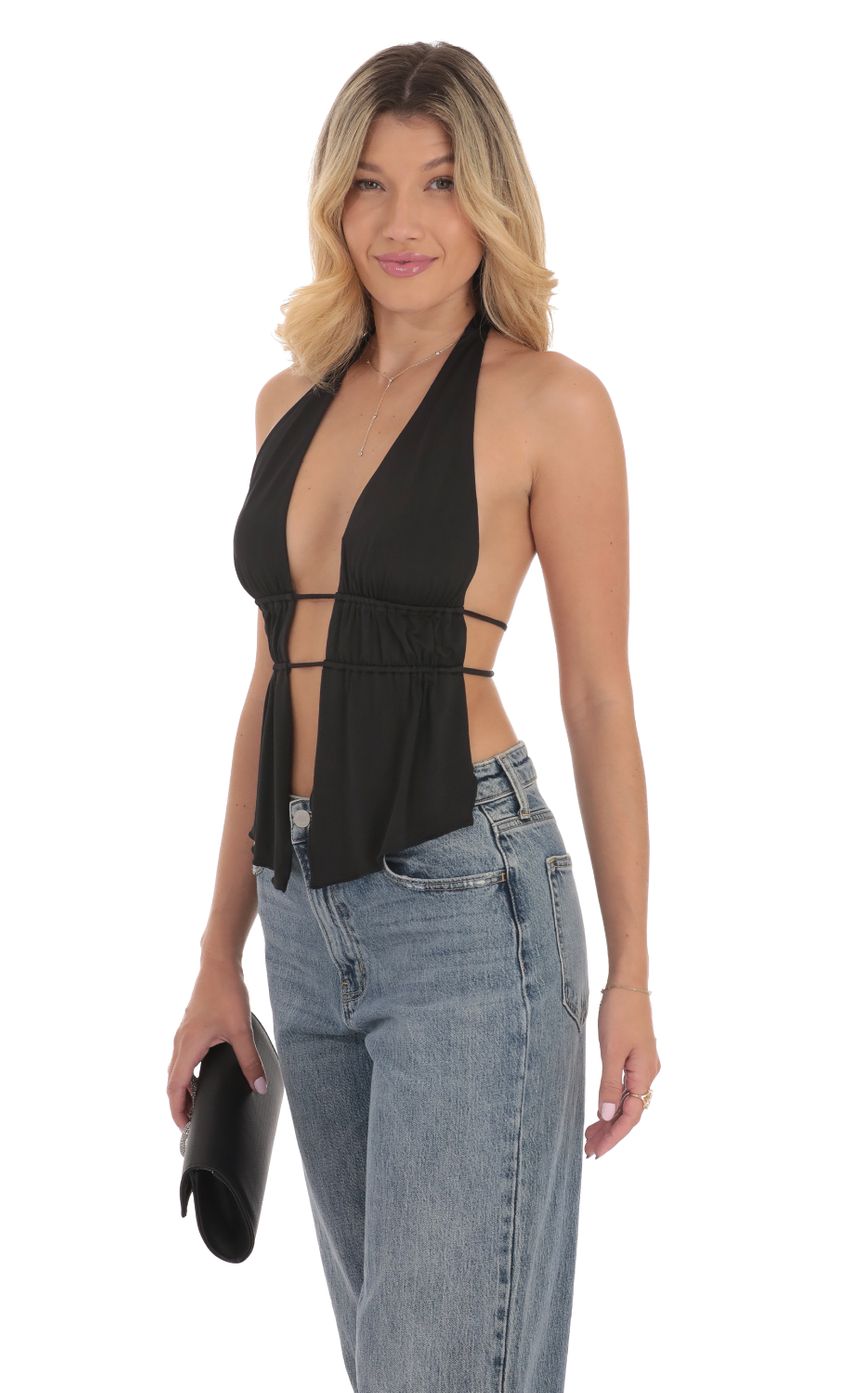 Picture Halter Open Back Top in Black. Source: https://media-img.lucyinthesky.com/data/Sep24/850xAUTO/bdaddc01-d20f-41df-b3df-6281f5ceb4b2.jpg