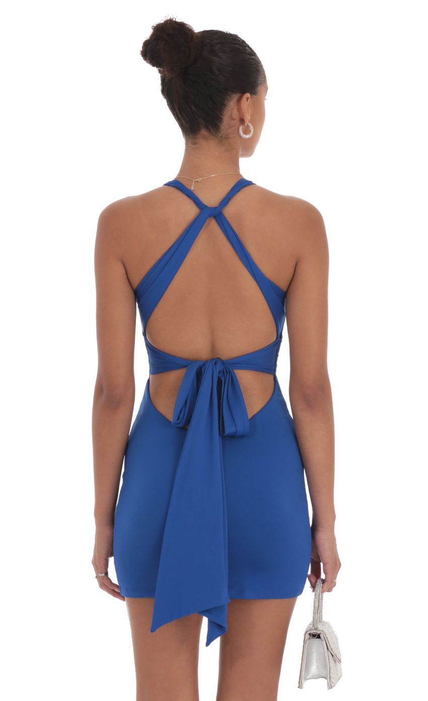 Picture Twist Open Back Dress in Royal Blue. Source: https://media-img.lucyinthesky.com/data/Sep24/850xAUTO/d6646e22-aee8-4465-9260-8e1980719b22.jpg