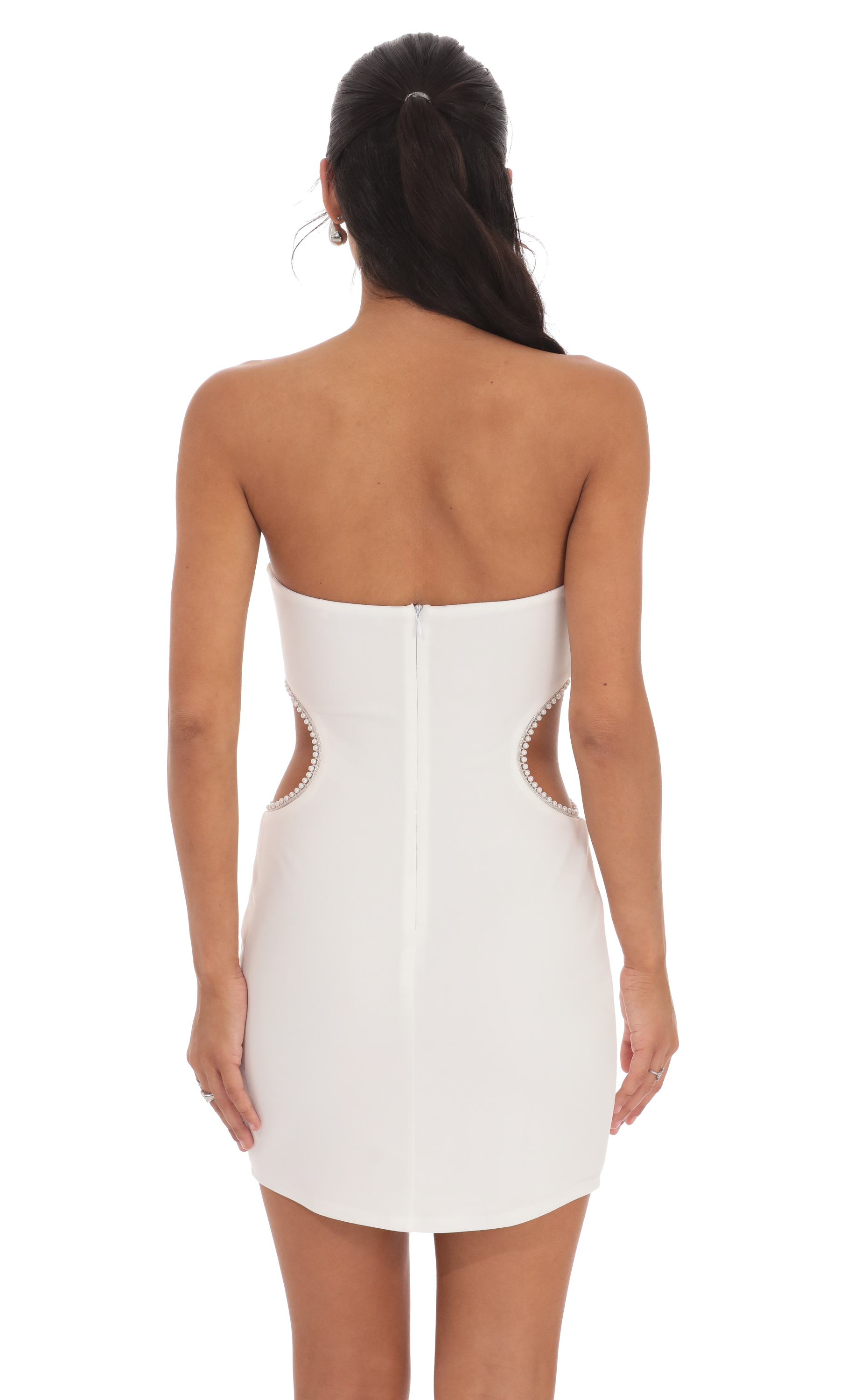 oh polly blue bodycon dress Embellished Bandeau Cowl Neck Maxi in Sky 40BF25 Color:Peach Perfect for a night Prettygarden Women's Long Sleeve