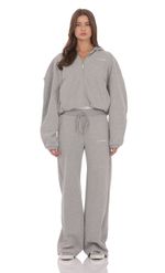 Изображение товара для Прямые флисовые брюки коричневого цвета