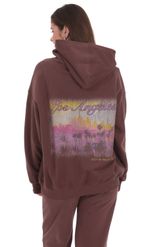 Product image for Los Angeles Fleece Hoodie in Brown