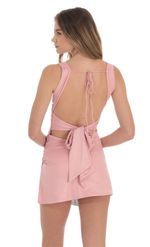 Product image for Ruched Bodycon Dress in Pink