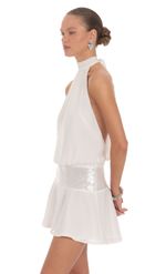 Product image for Halter Mini Dress in Navy