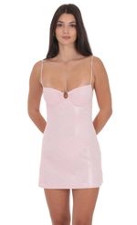 Product image for Foil Embellished Dress in Navy