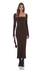 Изображение товара для Макси-платье с завязкой на талии