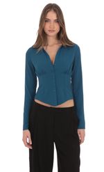 Product image for Button-Up Shirt in Red