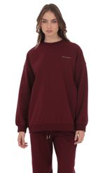 Изображение товара для Свитшот Lucy in the Sky в бордовом цвете