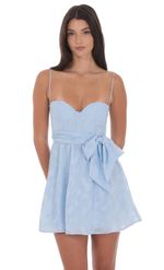 Product image for Floral Corset A-line Dress in White