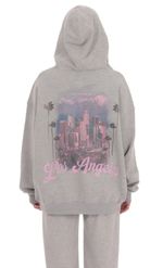Product image for Los Angeles Fleece Hoodie in Brown