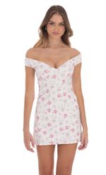 Product image for Off Shoulder Lace Dress in Black