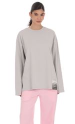 Product image for Lucy Graphic Crewneck Shirt in Pink