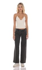 Picture of Low Rise Cross Jeans in Black
