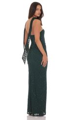 Product image for Scarf Lace Maxi Dress in Sky Blue