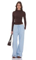 Изображение товара для Брюки из футера бордовые