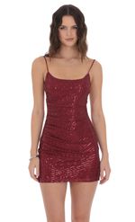 Product image for Sequin Bodycon Dress in Navy