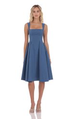 Изображение товара для Платье-миди с расклешенным силуэтом