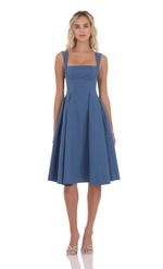 Изображение товара для Платье миди с квадратным вырезом