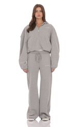 Изображение товара для Прямые флисовые брюки коричневого цвета