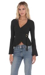 Изображение товара для Топ с кружевной отделкой