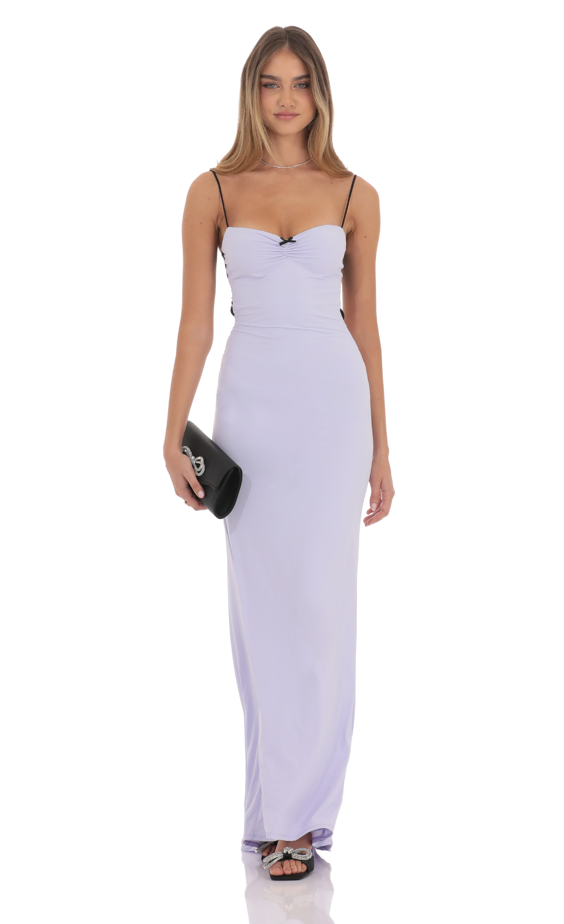 strapless open back dress Emmy Rossum Two Tone Tulle Cocktail Dresses for Celebrity – loveangeldress